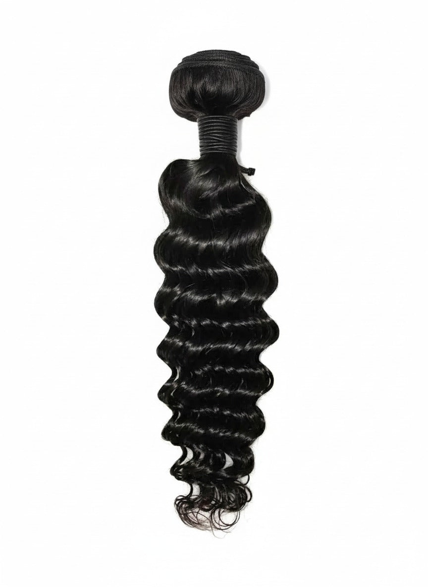 Malaysian Deep Wave 100% Human Hair Bundle - 10A Malaysian Deep Wave 100% Human Hair Bundle - 10A