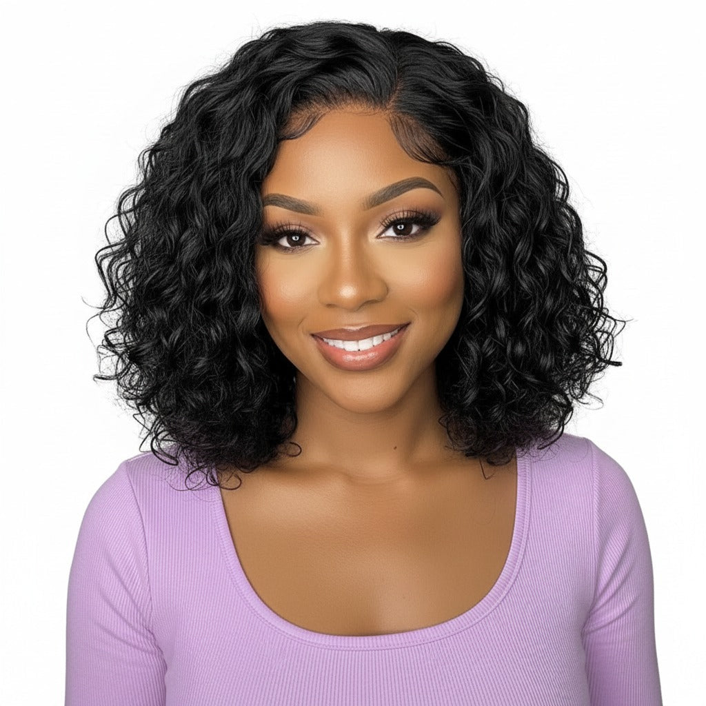 Brazilian Water Wave 100% Human Hair Bundle - 9A Brazilian Water Wave 100% Human Hair Bundle - 9A