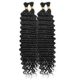 Deep Wave Braiding Hair - 100% virgin human hair - #1