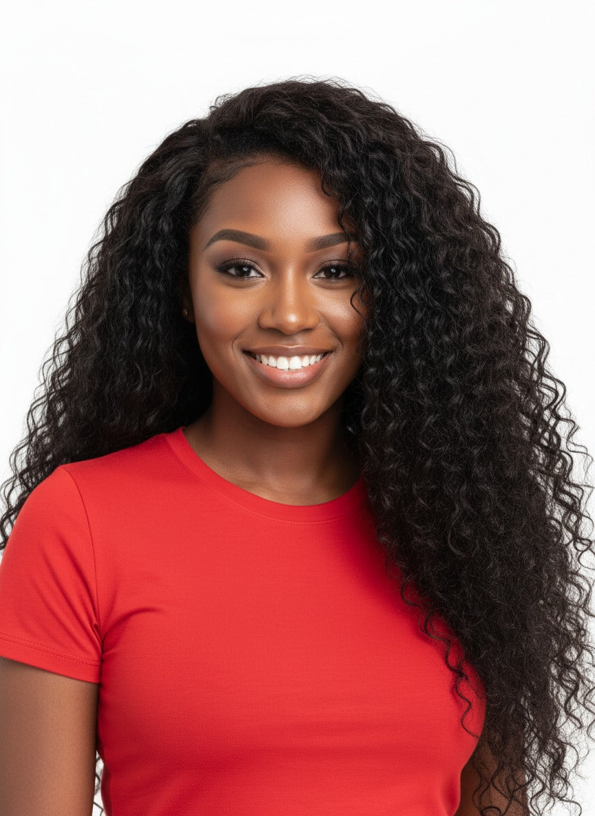 Brazilian Deep Wave 100% Human Hair Bundle - 9A Brazilian Deep Wave 100% Human Hair Bundle - 9A