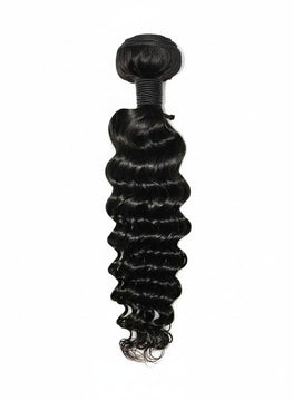 Brazilian Deep Wave 100% Human Hair Bundle - 9A