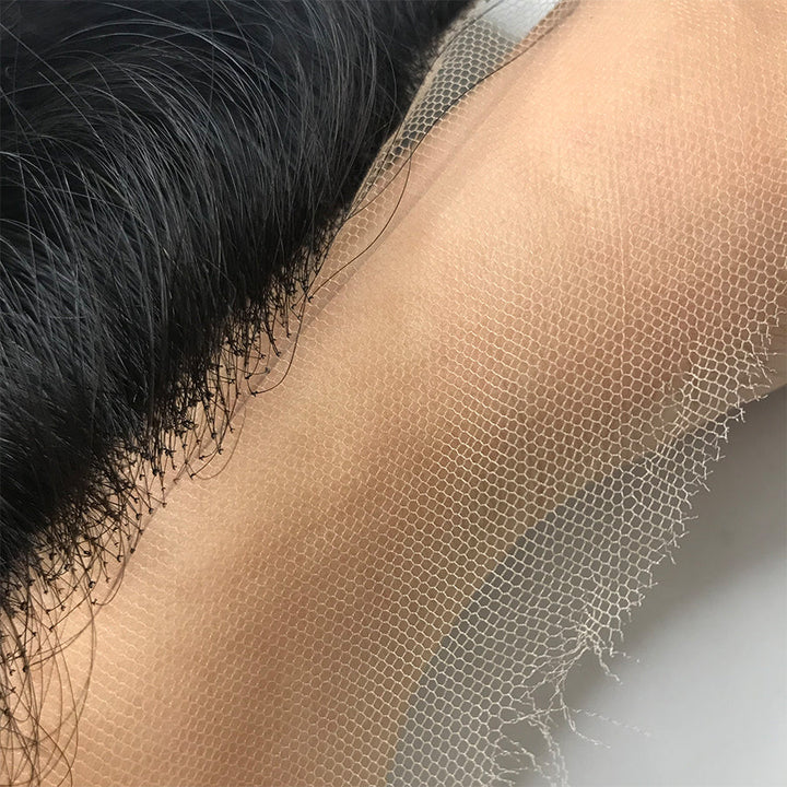 Transparent 8A Malaysian Body Wave Lace Frontal Human Hair Wig